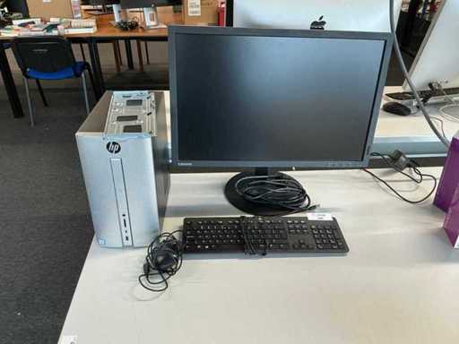 HP Desktop avec moniteur