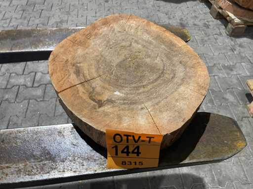 Rosewood schijf, Dikte 70mm, Ø 450mm