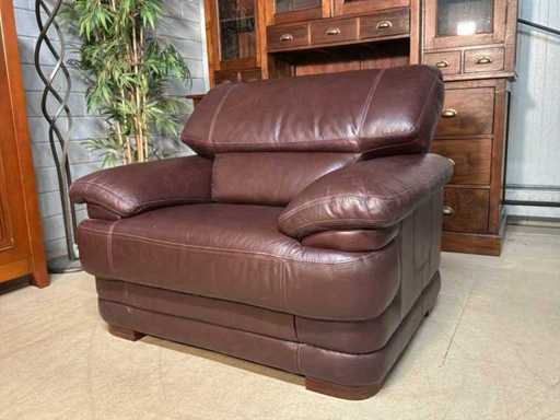 Poltrona in pelle