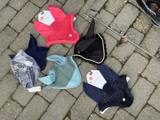 Fly net head horses (6x)