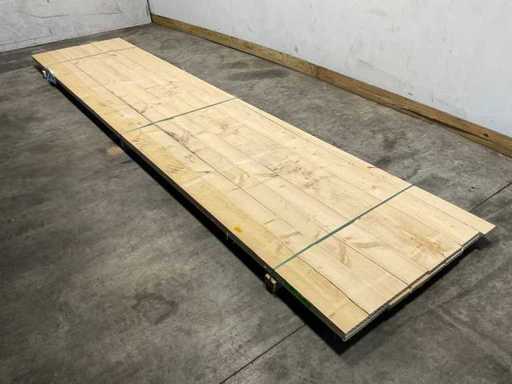 Scândură de molid uscată - 500x27,5x2,5 cm (8x)