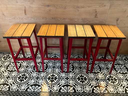 Hutten - Terras barkruk (4x)