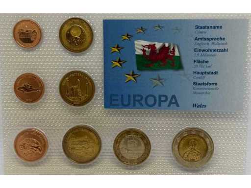 Euro pattern coin set – Monaco 2008