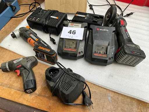Divers Accu-Gereedschap (3x)
