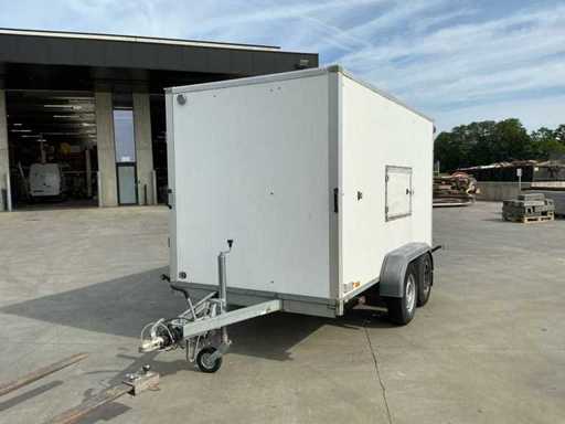 2018 Saris C2700 Dubbelasser Gesloten Geremd Aanhangwagen