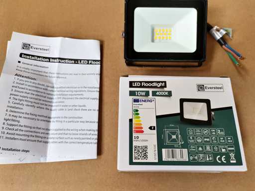 40x Eversteel - Led flood light 10 watt 