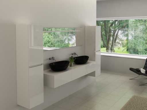 Set de mobilier de baie - Vonato - Clasic 140 - 0 - 2-Persoane 180 cm