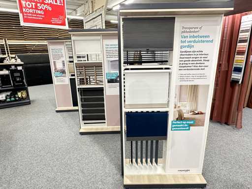 Präsentationsmöbel für Jalousien (3x)