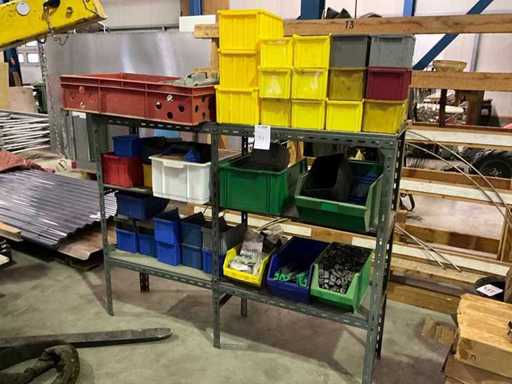 Raft de depozit cu conținut