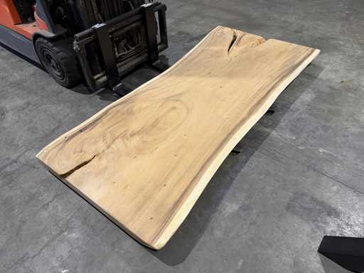 Suar boomstamtafelblad 220 cm