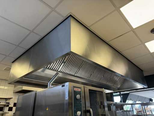 Hotte à induction avec moteurs d’alimentation et d’extraction