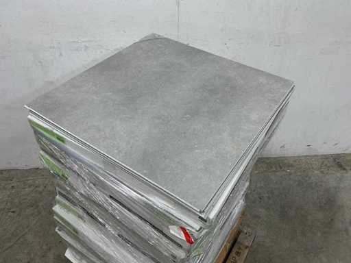 Design vloer - Fortuna click - Light grey - Pvc vloer 42 m2