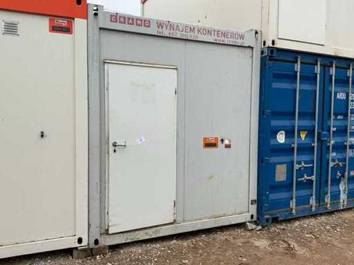 CRAMO Sanitärbehälter mit Toilette und Waschbecken