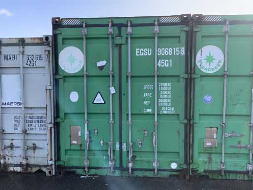 Evergreen Gesloten Zeecontainer  40 voet highcube