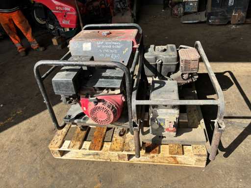 MOSA / NOVELLINI Benzinemotor-aangedreven lasser-generator set