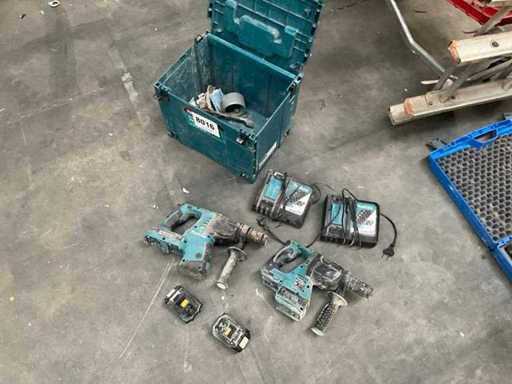 Accu klopboormachine Makita (2x)