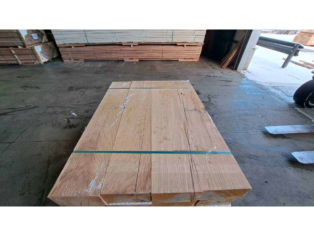 Oak beams rough 140x250mm, length 130cm (16x)