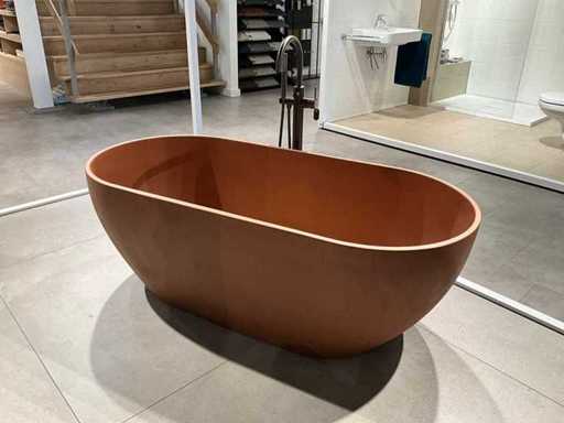 Detremmerie - CLEMENT - Teracotă din beton - Baie independentă 160 x 75 cm