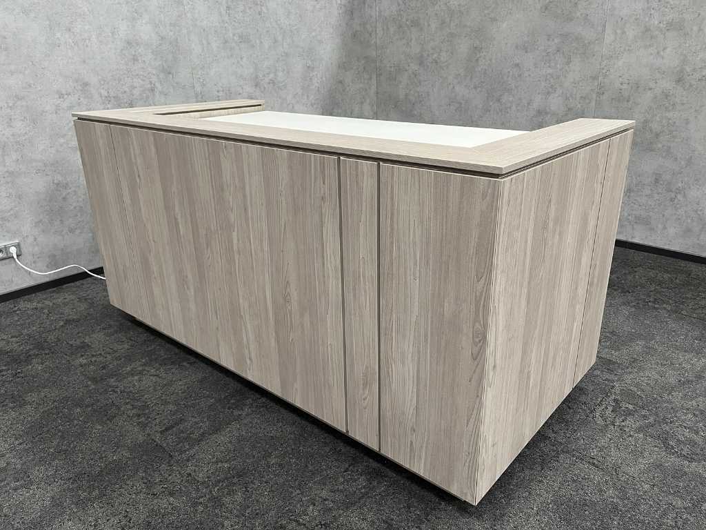 electric sit/stand reception/counter furniture