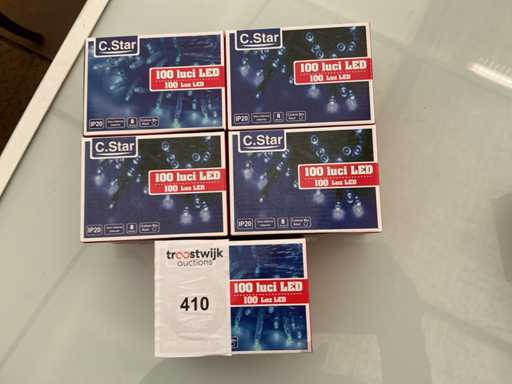 C.Star. Schutzart IP20. Innen- / Außenbereich, Weihnachts-LED-Beleuchtung. (5-fach)