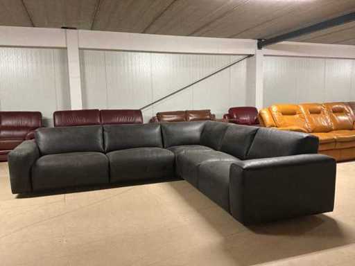 Canapea de colț din piele Jax