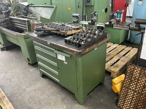 Tool cabinet with contents