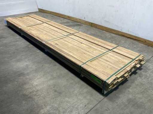 Fraké plank mes- en groef verbinding 425x9,2x2 cm (50x)