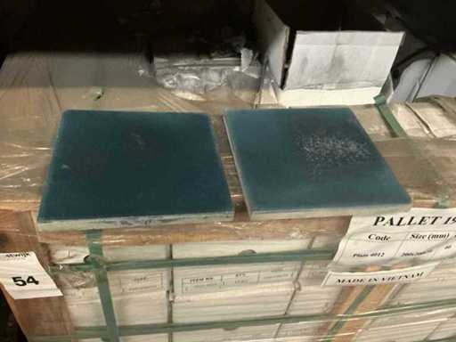 VTN dark blue Batch cement tiles