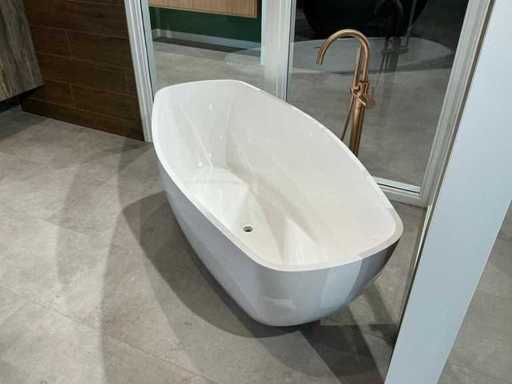 Luca - Vasca Danish Oval - Baie independentă 170 x 80 cm