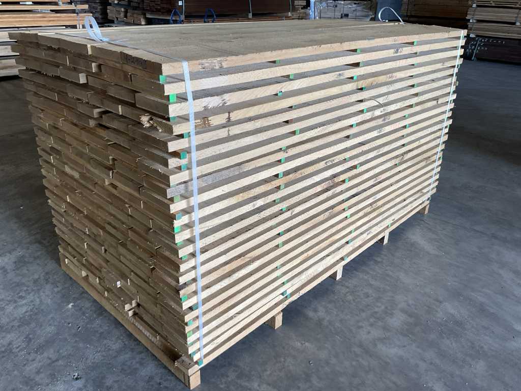 French oak planks approx. 1,214 m³