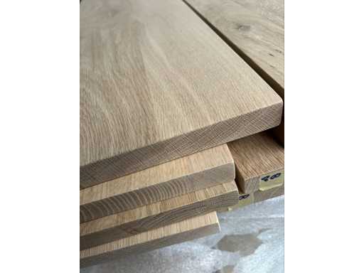 8x rafturi din stejar masiv 25mm