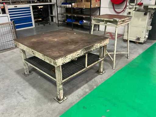 Table à base et table plate (2x)