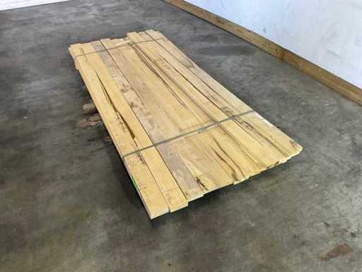 Celtis hardhouten plank - 250x10,5x3 cm (15x)