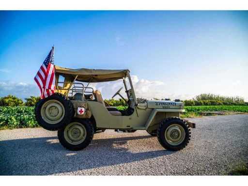 Willys Jeep Military Style – Fully Restored Classic Off-Road Vehicle TWK-SP