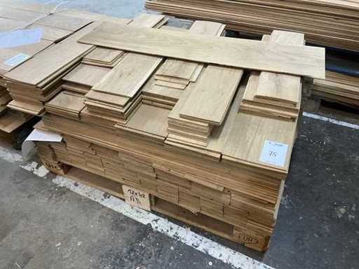 Batch of oak mix veneer strips 4mm