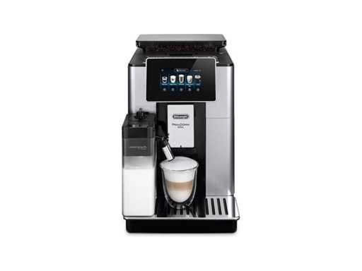 DeLonghi PrimaDonna Soul ECAM 610.55.SB - Fully automatic espresso machine - Silver/Black
