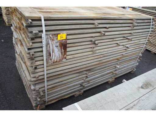1,22 m³ Eiken planken 22mm