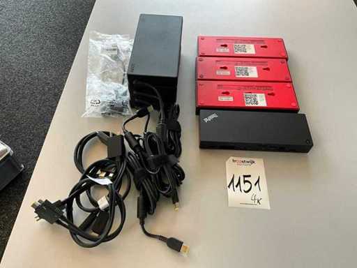 Lenovo Thunderbolt 4 Dock Docking Station (4x)