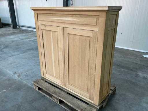 Dębowa szafka podstawowa/kredens 121x125x38,5cm