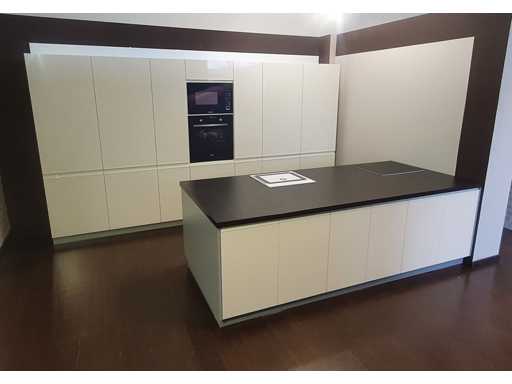 Eiland Keukenopstelling expo 36 magnolia hoogglans in bouwpakket