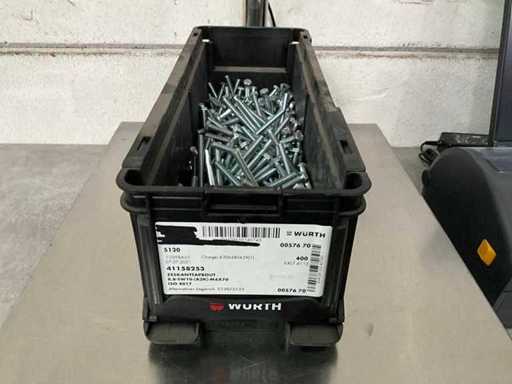 Würth 6.58 kg Zeskant tapbout M6 x 70 in stapelbare bak