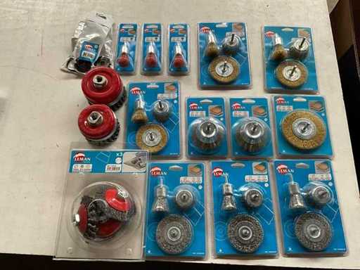 Szczotki stalowe Leman Mix lot