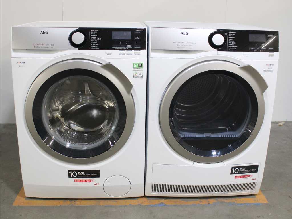 AEG 8000 Series | Lavamat Ã? KOMix Technology Washing Machine & AEG 9000 Series | Lavatherm FiberPro System 3DScan Technology Dryer