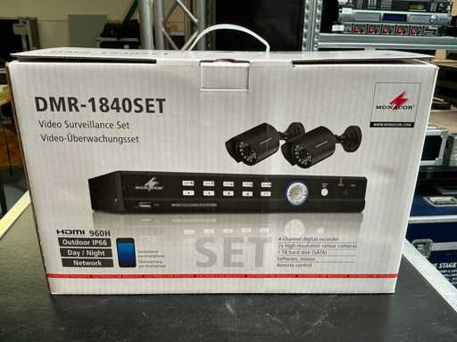 Monacor 1840 Video SurveillanceSet (2x)