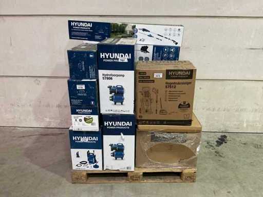 Hyundai - Lotto di utensili elettrici/utensili da giardino/accessori