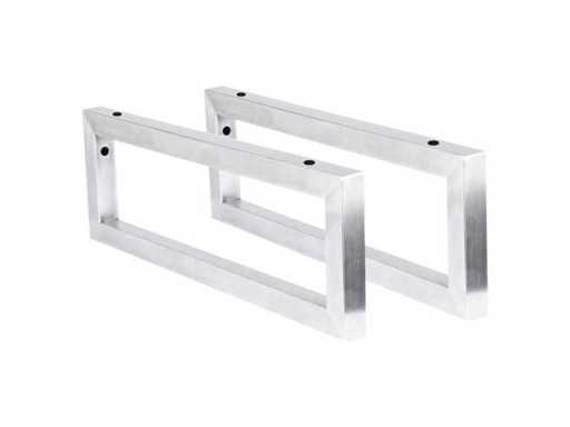 Support suspendu pour évier chromé 38x20cm
