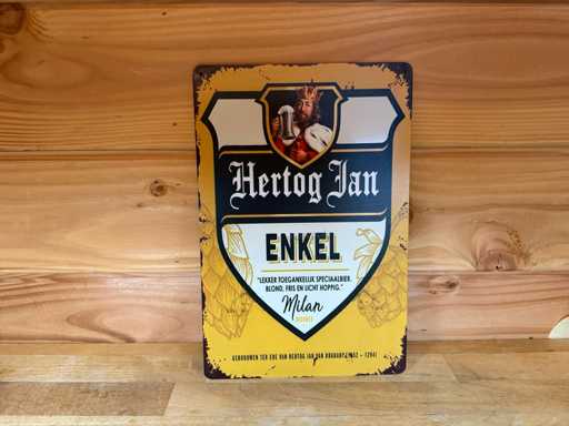 metaal reclame wandbord