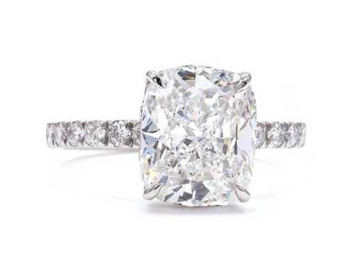 Platina ring met 3,58 ct. diamant