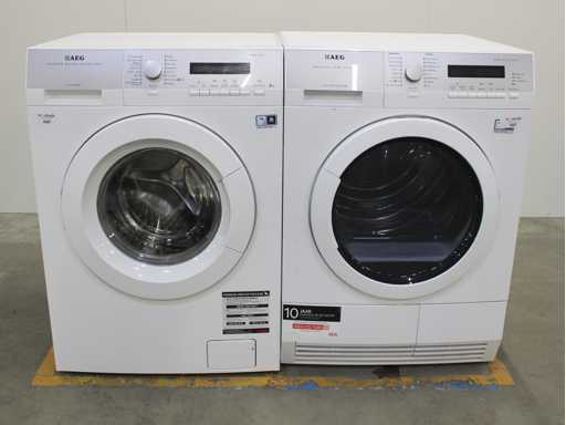 AEG Lavamat Inverter Motor Technology Protex Waschmaschine & AEG Lavatherm Absolute Care System Protex Plus Wäschetrockner