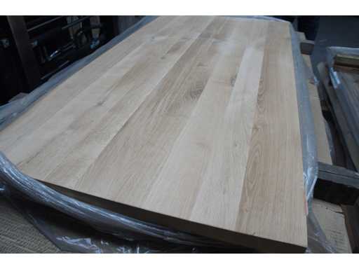 1x Blat de mas? din stejar masiv 1m60